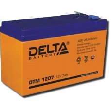 Аккумулятор 12В, 7 А/ч DTM повышенной энергоотдачи (DELTA)