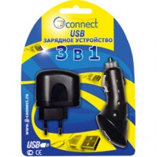 JJ Connect Зарядное устройство JJ-CONNECT USB 3в1