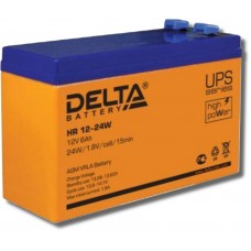 Аккумулятор 12В  Delta HR 12-24 W